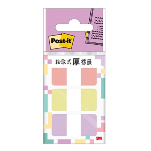 686-SUN三色抽取式超厚材質標籤